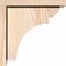 Ekena Millwork Yorktown Smooth Corbel w/Backplate, Douglas Fir, 5 1/2"W x 12"D x 12"H COR06X12X12YOR01SDF - alternate 4